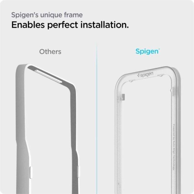 Spigen(シュピゲン)のiPhone 14 Plus / 13 Pro Max Spigen ガラスフィ スマホ/家電/カメラのスマホアクセサリー(保護フィルム)の商品写真