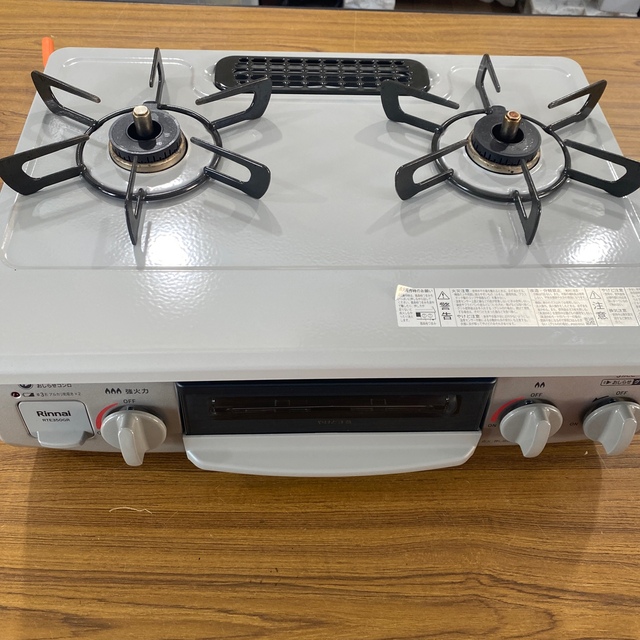 Rinnai リンナイ ガスコンロ ガステーブル RTE350GR 2022年製 激安本物 リンナイ・ガスコンロ