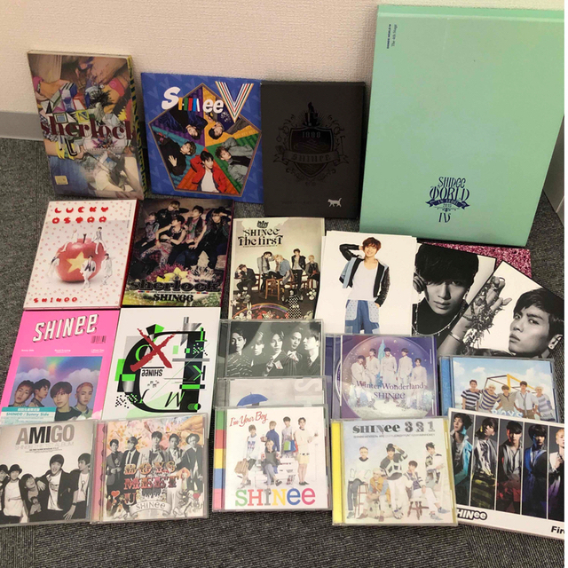 国内では販売 SHINee 未開封CD DVD付初回限定盤CD 19点セット トレカ