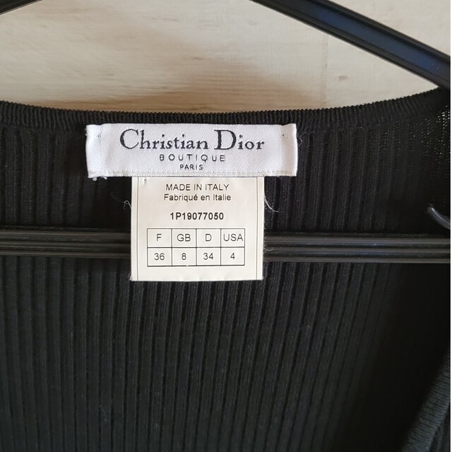 Christian Dior - Christian Dior ジップアップカーディガンの Christian Dior - Christian Dior ジップアップカーディガンの