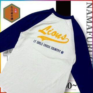 古着 AUGUSTA 90s  リンガー　ラグラン　レタリング ビンテージ(Tシャツ/カットソー(七分/長袖))