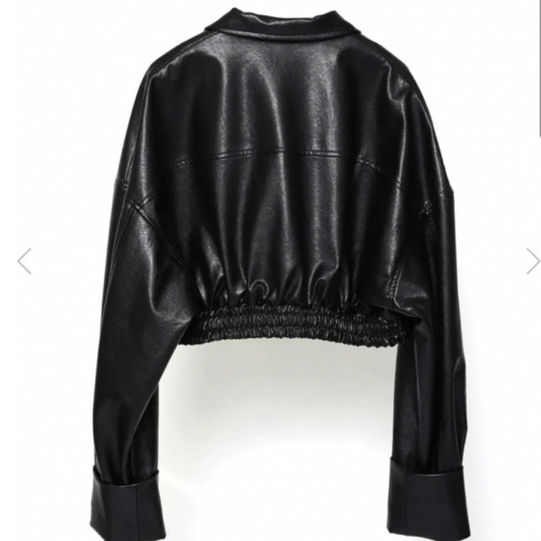 Bubbles - meltthelady cropped leather like jacketの通販 by miu