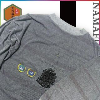 古着 - 90s  カレッジ　プロヴァンス　フランス　紋章　刺繍 ビンテージ(Tシャツ/カットソー(七分/長袖))