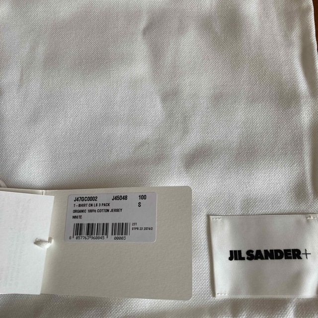 Jil Sander(ジルサンダー)の新品未使用　ジルサンダー　ロンT パックTシャツ 長袖　23ss Ｓサイズ メンズのトップス(Tシャツ/カットソー(半袖/袖なし))の商品写真