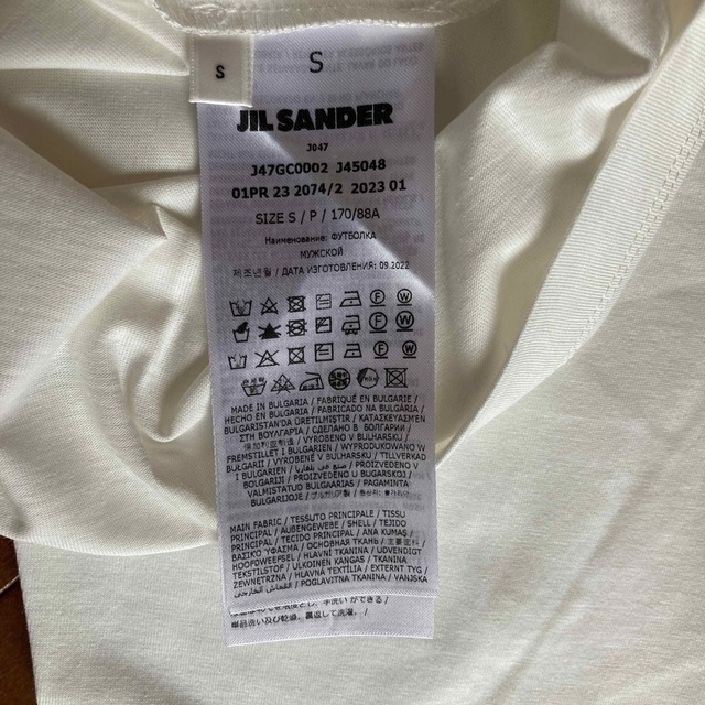 新品未使用 ジルサンダー ロンT パックTシャツ 長袖 23ss Sサイズ