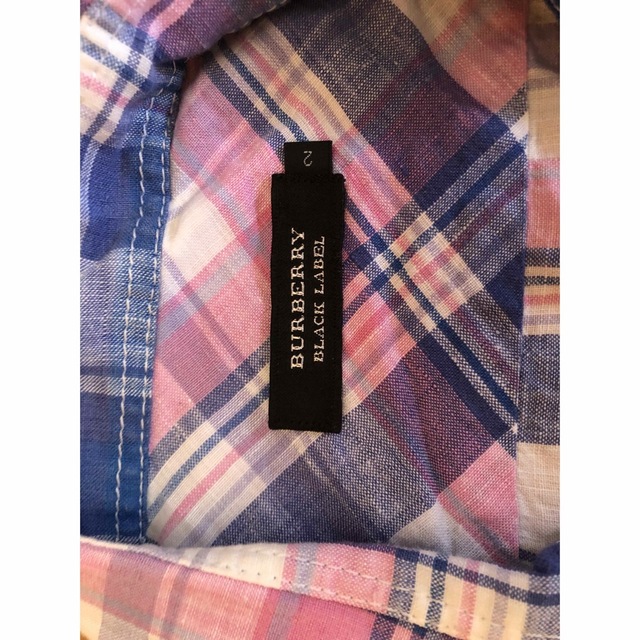 BURBERRY BLACK LABEL(バーバリーブラックレーベル)のBURBERRY BLACK LABEL バーバリー　チェックシャツ メンズのトップス(シャツ)の商品写真