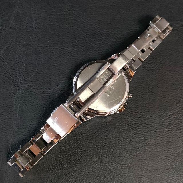 美品【稼働品】SEIKO　セイコールキア　1B25　ピンク　ゴールド　ソーラー