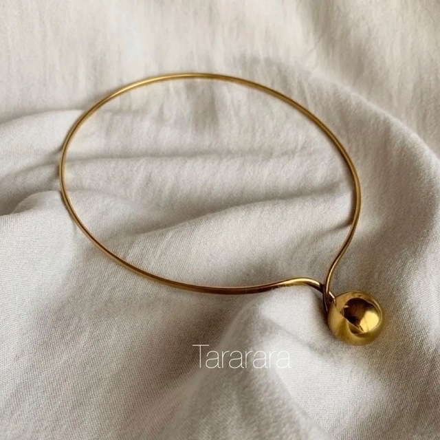 にこちゃん 様♡  ●stainless ball choker G●金アレ対応 レディースのアクセサリー(ネックレス)の商品写真