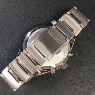 極美品【稼働品】SEIKO セイコー ワールドタイム V195 ブルー シルバー