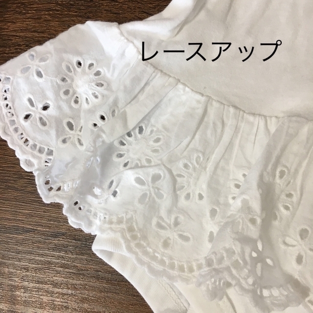 babyGAP(ベビーギャップ)のbabyGAP 白ワンピ キッズ/ベビー/マタニティのベビー服(~85cm)(ワンピース)の商品写真