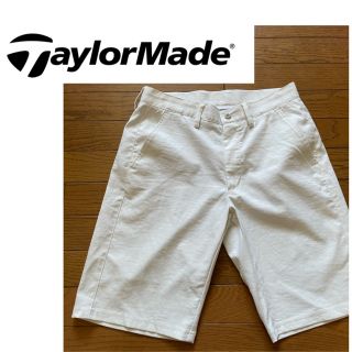 テーラーメイド(TaylorMade)のテイラーメイド　ゴルフ　パンツ　半ズボン　ハーフパンツ　ホワイト　白(ウエア)