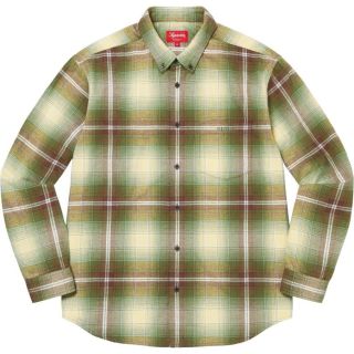 シュプリーム(Supreme)のM 緑 Supreme Shadow Plaid Flannel Shirt(シャツ)