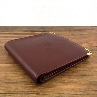 Cartier - 極美品 Cartier 二つ折り財布 L3000165 ボルドー 269の通販