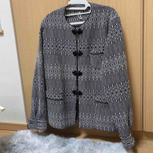 ms'braque じみ 家具生地 チャイナジャケット ms'braque じみ 家具生地 チャイナジャケット