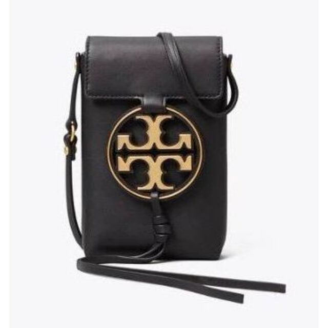 Tory Burch(トリーバーチ)の【新品】トリーバーチ　フォンケース　ブラック　黒 レディースのバッグ(ショルダーバッグ)の商品写真