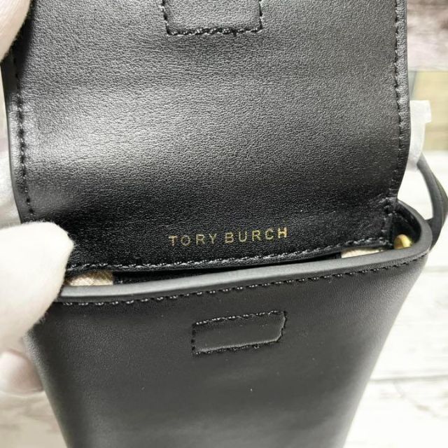 Tory Burch(トリーバーチ)の【新品】トリーバーチ　フォンケース　ブラック　黒 レディースのバッグ(ショルダーバッグ)の商品写真