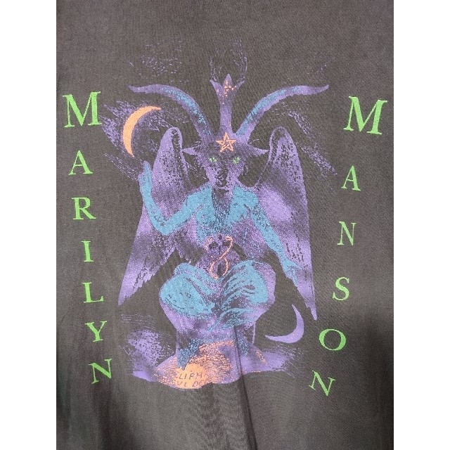 【値下げ不可】古着 90s Marilyn Manson ロンＴ