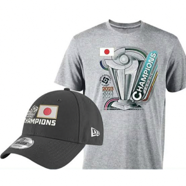 WBC優勝記念 Tシャツ(Mサイズ) キャップ(S/Mサイズ) セット-