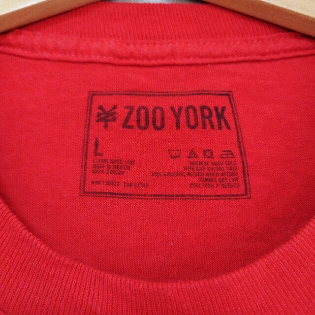 ZOO YORK(ズーヨーク)のZOOYORK ズーヨーク スケート スケーター プリントTシャツ tシャツ L メンズのトップス(Tシャツ/カットソー(半袖/袖なし))の商品写真