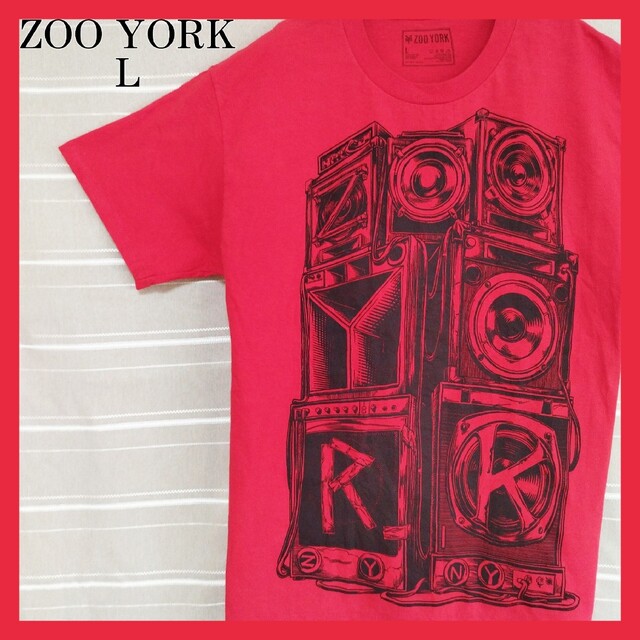 ZOO YORK(ズーヨーク)のZOOYORK ズーヨーク スケート スケーター プリントTシャツ tシャツ L メンズのトップス(Tシャツ/カットソー(半袖/袖なし))の商品写真