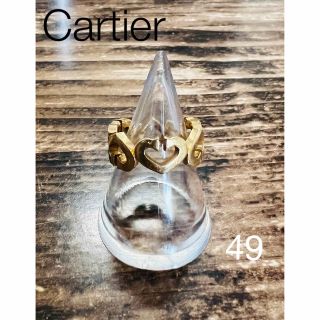 カルティエ(Cartier)の【Cartier】カルティエ Cハート リング イエローゴールド 49号(リング(指輪))