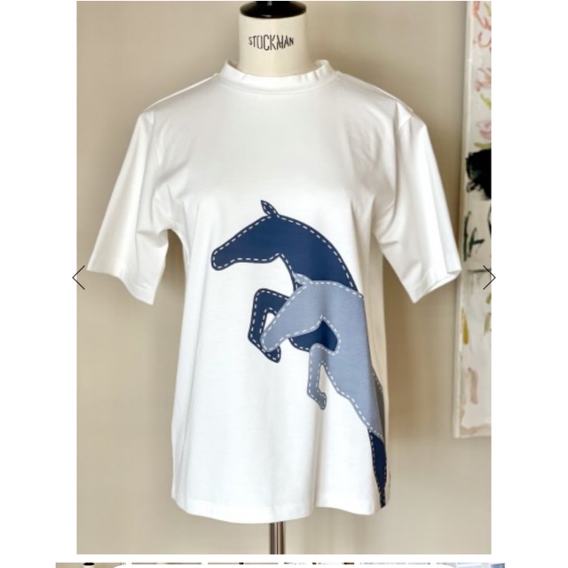 Drawer(ドゥロワー)のセブンテン　ホースプリントTシャツ　seventen レディースのトップス(Tシャツ(半袖/袖なし))の商品写真