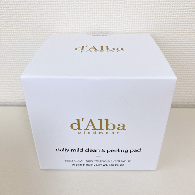 d’Alba ダルバ　デイリーマイルドパッド　クリーン&ピーリングパッド コスメ/美容のスキンケア/基礎化粧品(化粧水/ローション)の商品写真