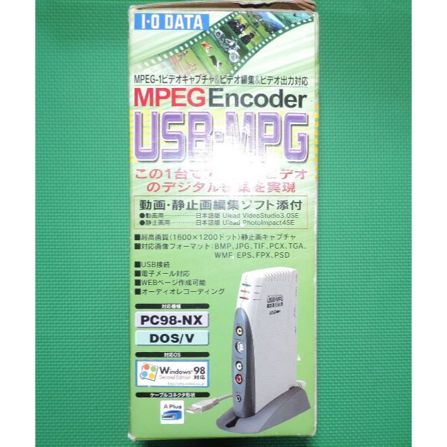 IODATA(アイオーデータ)のアナログビデオ編集 アイ・オー・データ MPEGエンコーダー USB-MPG スマホ/家電/カメラのPC/タブレット(PC周辺機器)の商品写真