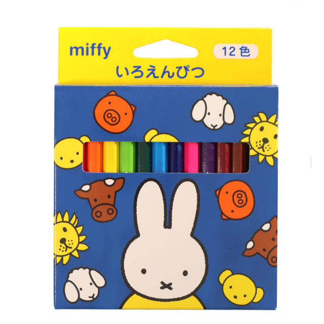 KUTSUWA(クツワ)のミッフィmiffy ミニ色鉛筆(12色) エンタメ/ホビーのアート用品(色鉛筆)の商品写真
