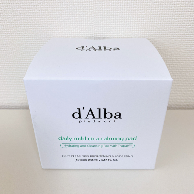 d’Alba ダルバ　デイリーマイルドパッド　CICAカーミングパッド コスメ/美容のスキンケア/基礎化粧品(化粧水/ローション)の商品写真