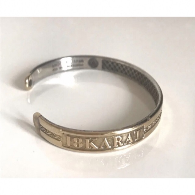 ◇ ENERGY 18KARAT バングルK18YG / シルバー925の通販 by 華が ◇ ENERGY 18KARAT バングルK18YG / シルバー925の通販 by 華が