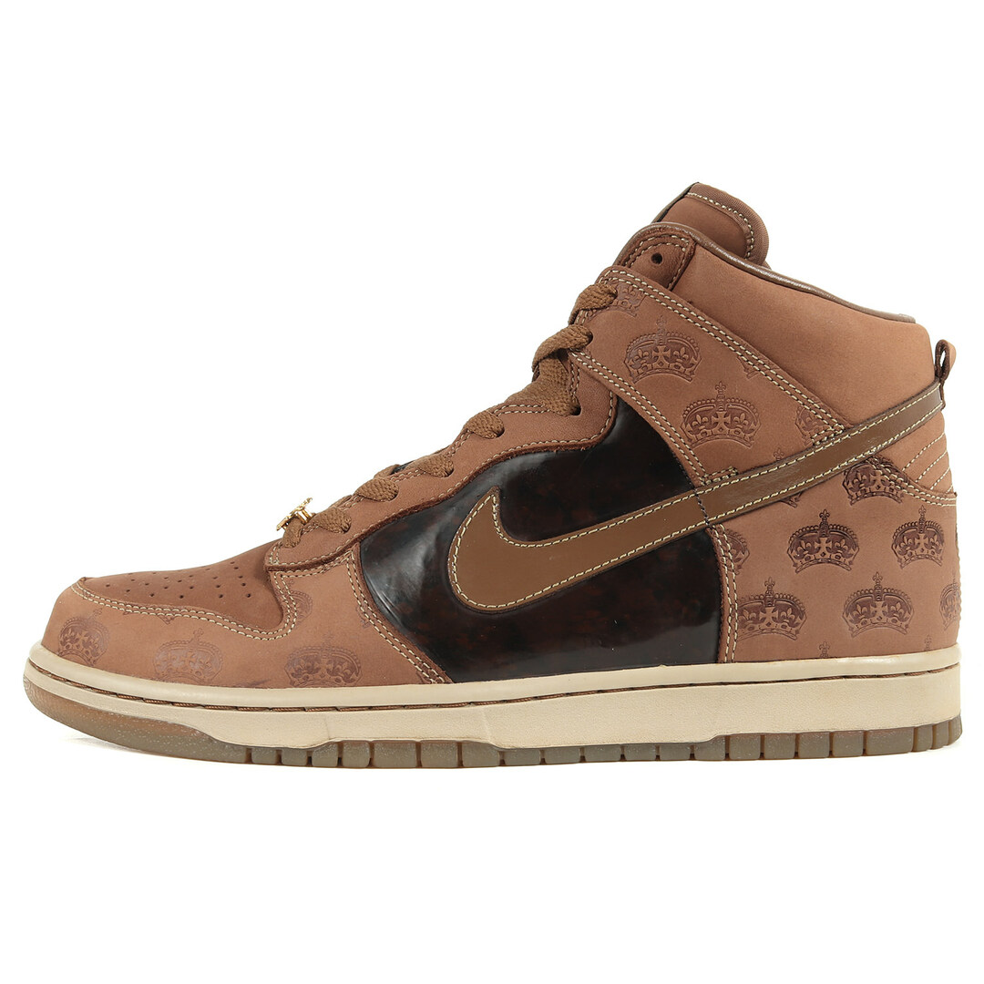 NIKE ナイキ MIGHTY CROWN DUNK HI PREMIUM (314263-221 / 2006年製) マイティークラウン ダンク ハイ プレミアム バイン バイソンボーン サイズ：US10 28.0cm スニーカー コラボ【メンズ】