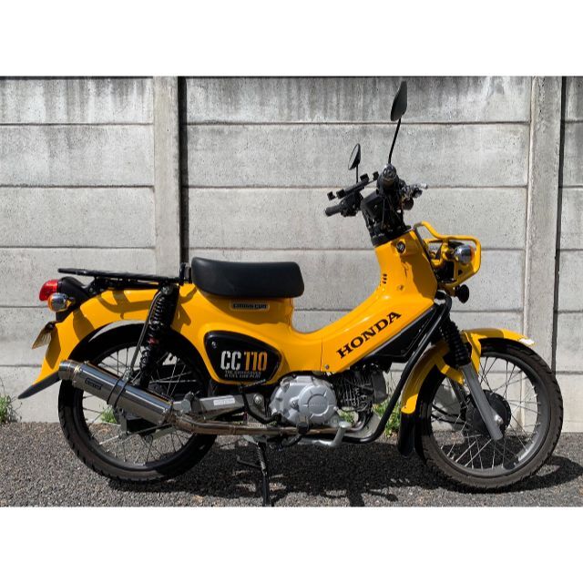 HONDA クロスカブ110 イエロー 走行距離約1000km カスタマイズ多数 自動車/バイクのバイク(車体)の商品写真