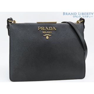 プラダ(PRADA)の美品 プラダ サフィアーノ　ライトフレームバッグ　ショルダーバッグ　ポシェット　(ショルダーバッグ)