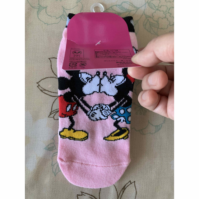 ミッキーマウス(ミッキーマウス)の靴下　Mickey &ミニー エンタメ/ホビーのおもちゃ/ぬいぐるみ(キャラクターグッズ)の商品写真