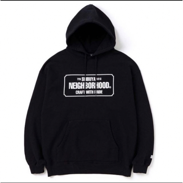 NEIGHBORHOOD(ネイバーフッド)の限定 NEIGHBORHOOD SHIBUYA SWEATPARKA 黒XL メンズのトップス(パーカー)の商品写真