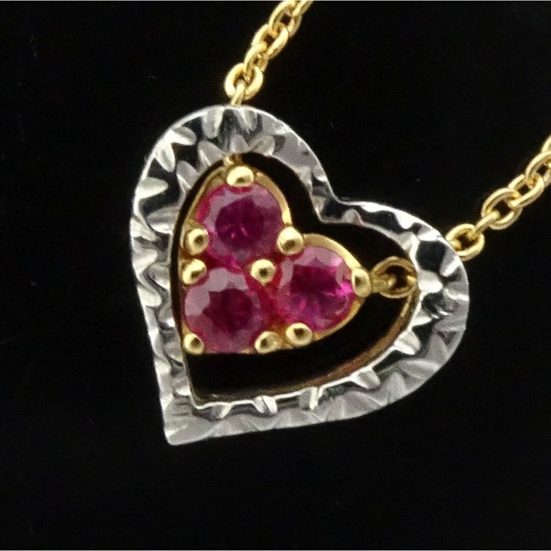 スタージュエリー STAR JEWELRY ハート ネックレス ルビー スタージュエリー STAR JEWELRY ハート ネックレス ルビー
