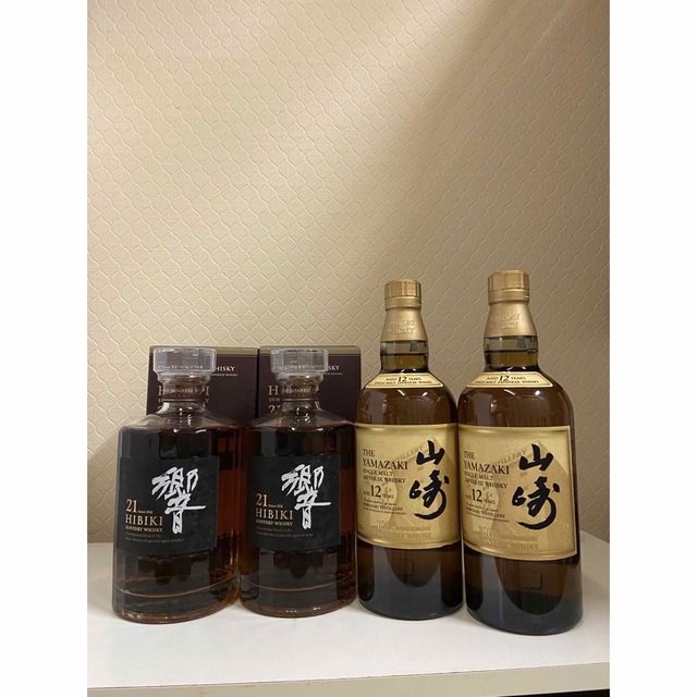 低価格の サントリー - 山崎12年正規品2本 サントリー響21年正規品化粧