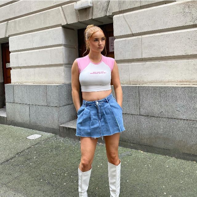 全信頼を寄せる オージーブランド🇦🇺THATS SO クロップトップ ラグラン FETCH Tシャツ(半袖+袖なし)