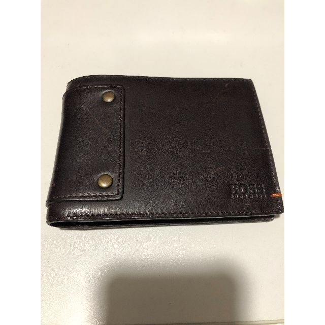 010520● HUGO BOSS 二つ折り 財布 レザー ウォレット