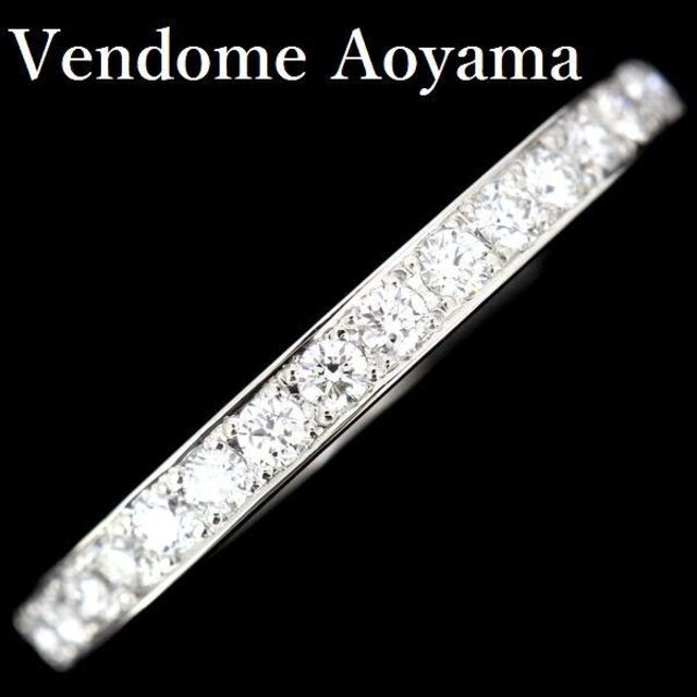 VENDOME Aoyama ヴァンドーム青山 ダイヤモンド リング 指輪 9号 ダイヤモンド0.200ct/0.05ct Pt950プラチナ/290511【BJ】