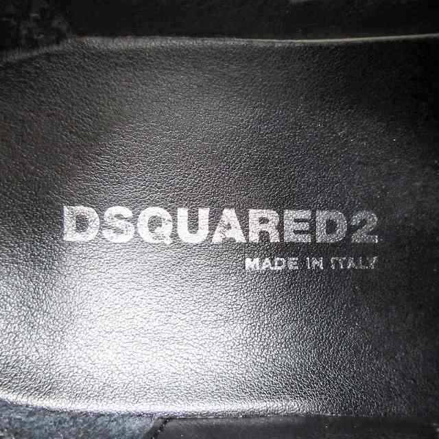 DSQUARED2(ディースクエアード)のディースクエアード ベルクロ レザー クロコ 型押し スニーカー 35 YBA4 レディースの靴/シューズ(スニーカー)の商品写真