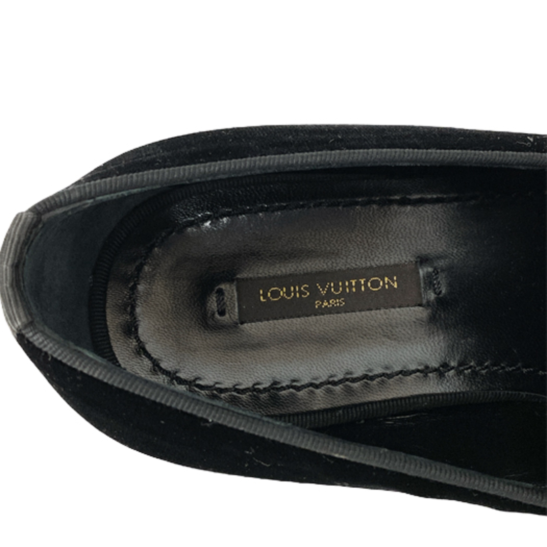 LOUIS VUITTON(ルイヴィトン)のルイ ヴィトン オートゥイユ ライン ローファー ベルベット ブラック メンズの靴/シューズ(ドレス/ビジネス)の商品写真