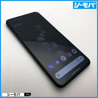 グーグル(Google)の792 SIMフリー Google Pixel 5 128GB ブラック美品(スマートフォン本体)