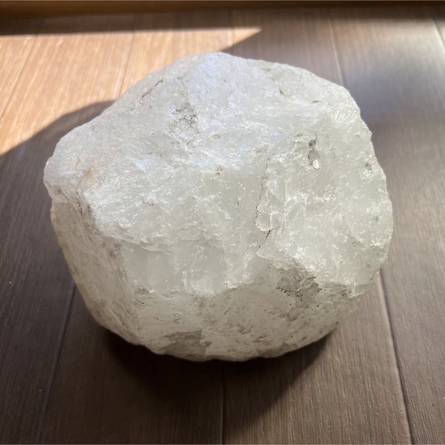 白 石 3.8kg 石英 原石 大きめ 置物 コレクション 天然石