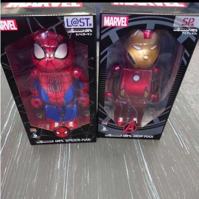 happyくじ　MARVEL BE@RBRICK ベアブリック　ラスト賞