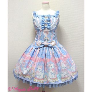 アンジェリックプリティー(Angelic Pretty)のDolly Cat ローウェストJSKカチュ(セット/コーデ)