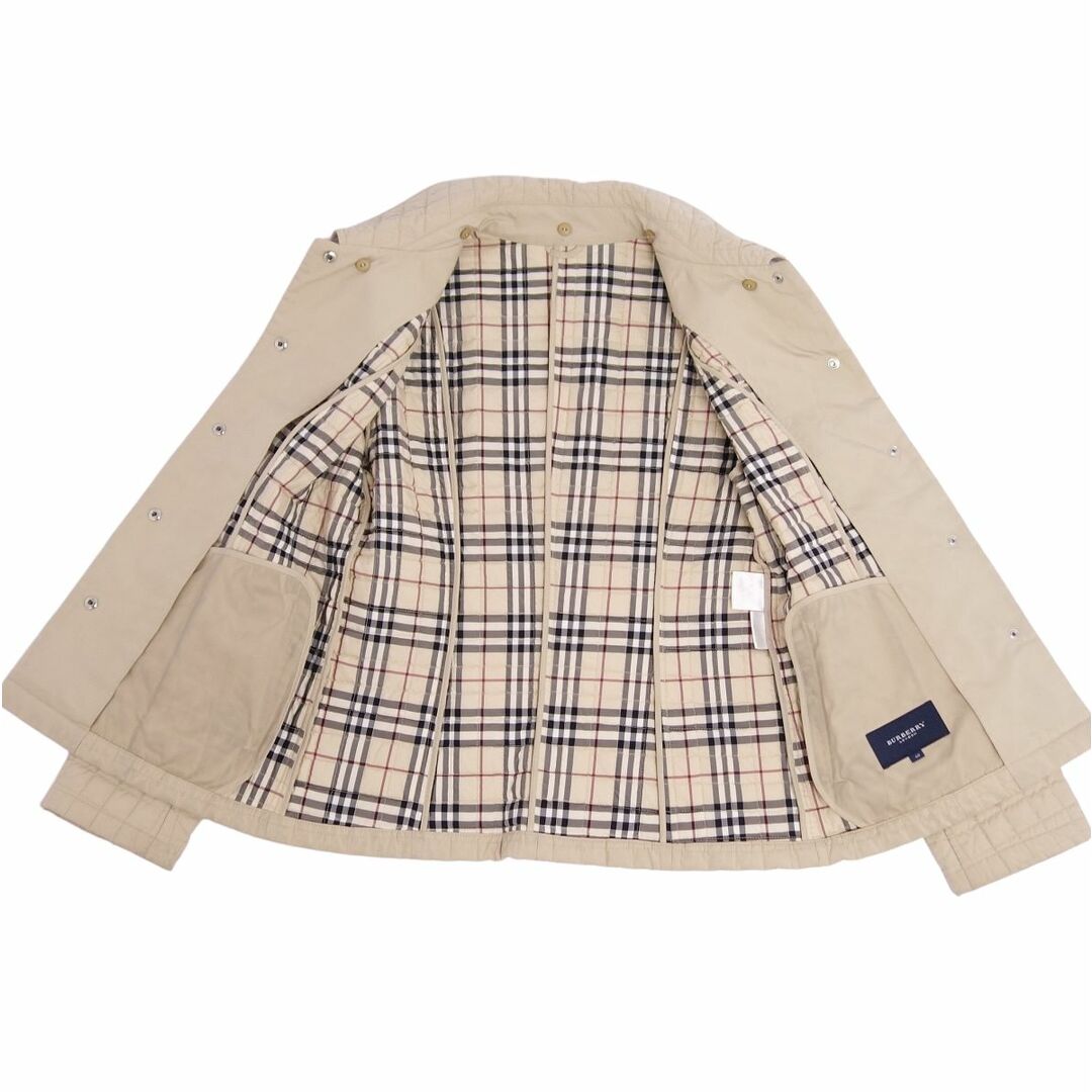 バーバリー ロンドン BURBERRY LONDON ジャケット キルティングジャケット 中綿入り 裏チェック アウター レディース 40(M相当) ベージュ バーバリー ロンドン BURBERRY LONDON ジャケット キルティングジャケット 中綿入り 裏チェック アウター レディース 40(M相当) ベージュ
