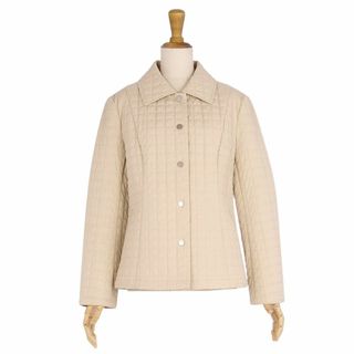 バーバリー(BURBERRY)のバーバリー ロンドン BURBERRY LONDON ジャケット キルティングジャケット 中綿入り 裏チェック アウター レディース 40(M相当) ベージュ(その他)