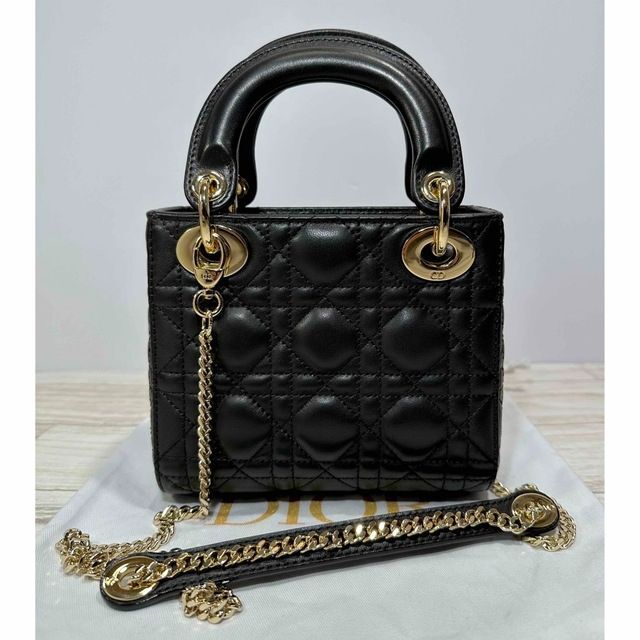 お気に入りの Christian Dior - ディオール LADYDIORミニバッグ